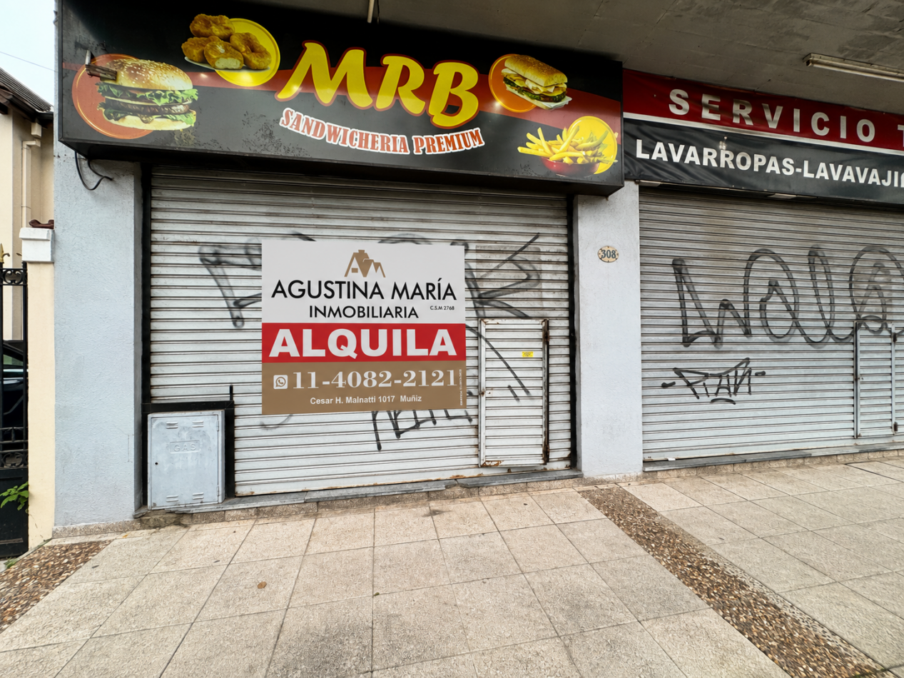 ALQUILER LOCAL COMERCIAL MUÑIZ